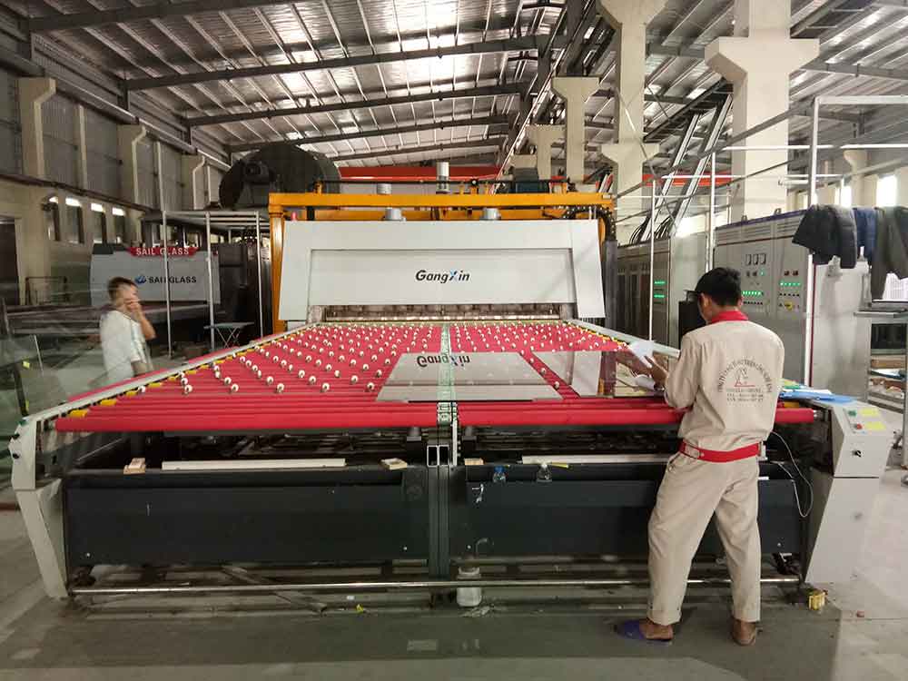 越南河內QDLSSP3370強對流雙室鋼化爐